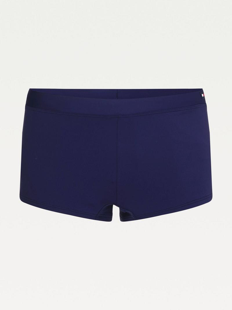 Férfi Tommy Hilfiger Solid swim trunk Úszóruhák Sötétkék Kék | HU 895WNB